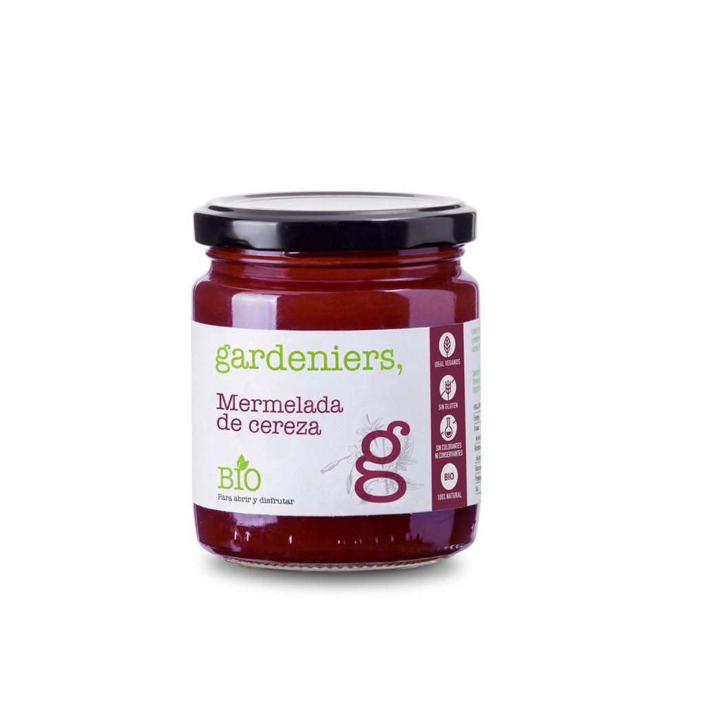 Mermelada cereza 250g GARDENIERS