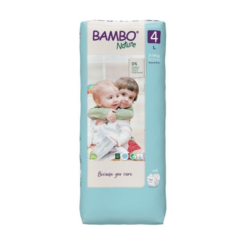 PAÑAL TALLA 4  BAMBO 48 UDS