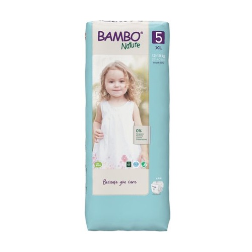 PAÑAL TALLA 5 BAMBO 44 UDS