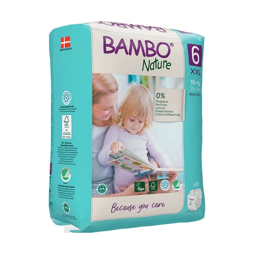 PAÑAL TALLA 6 BAMBO 40 UDS