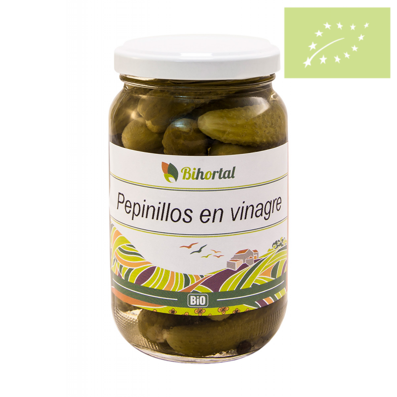 PEPINILLOS VINAGRE BIOANDALUS 345G