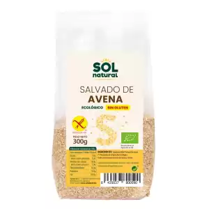SALVADO AVENA SIN GLUTEN BIO SOL NATURAL 300G