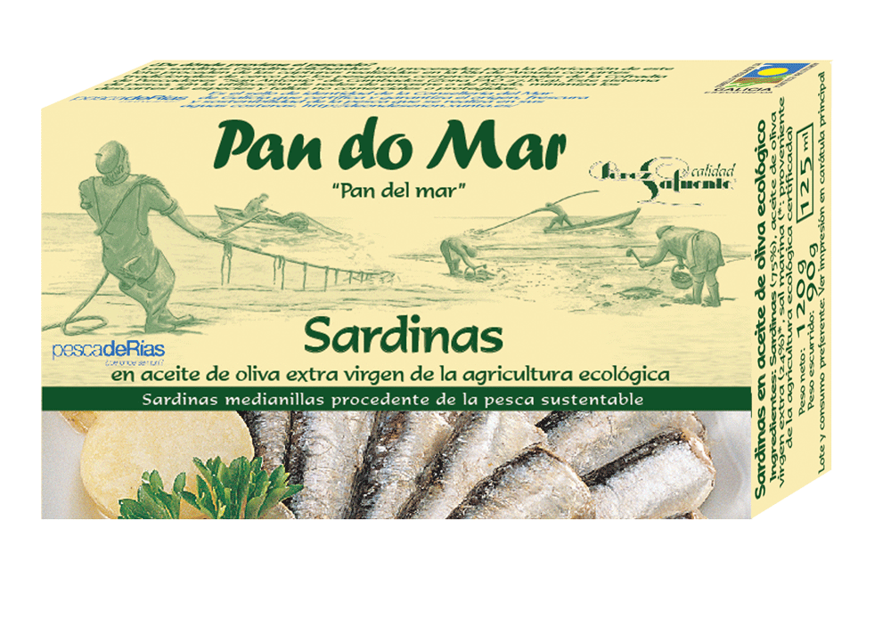 SARDINAS AOVE PAN DO MAR 120G