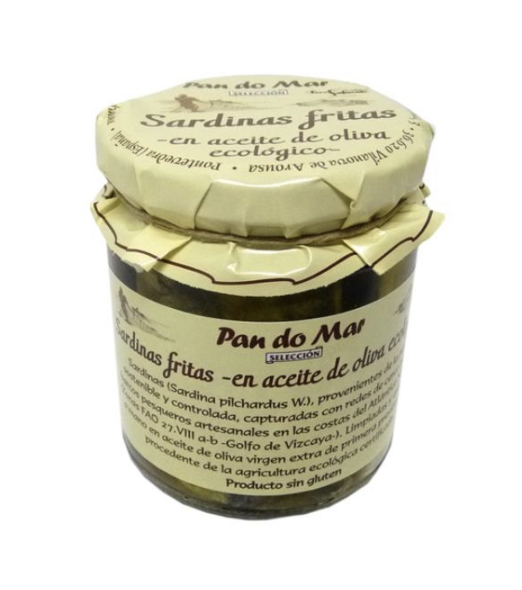 Sardinas fritas en aceite de oliva eco 220g PAN DO MAR