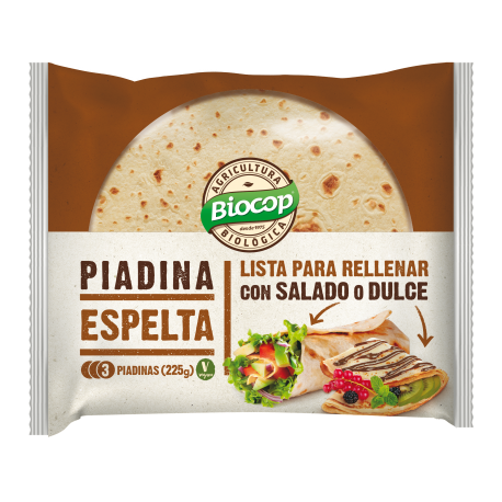 TORTITAS WRAP ESPELTA BIOCOP 225G