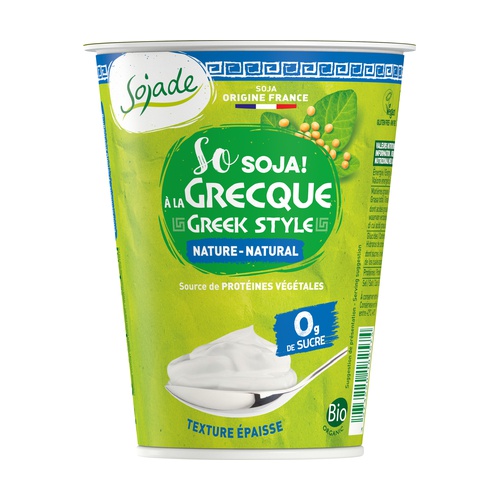 Yogur estilo griego 400g SOJADE