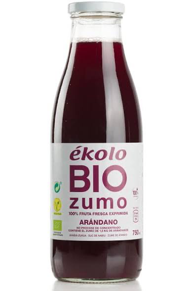 ZUMO ARANDANOS EKOLO 750ML