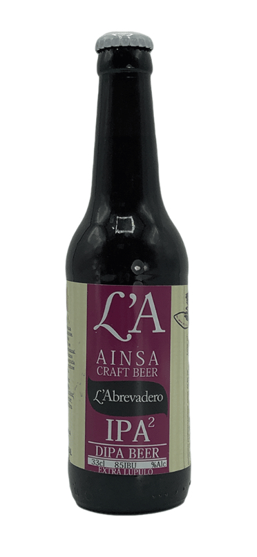 Cerveza Ainsa Doble Ipa 33cl. LABREVADERO (Tensina)