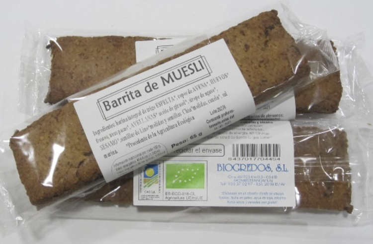 BARRITA MUESLI BIOGREDOS 65G