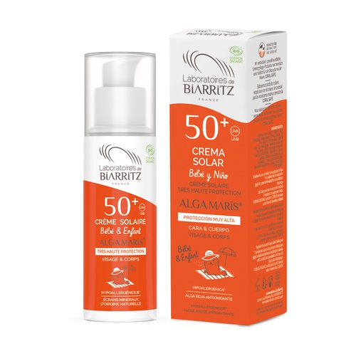 CREMA SOLAR SPF50 NIÑOS BIARRITZ 100ML