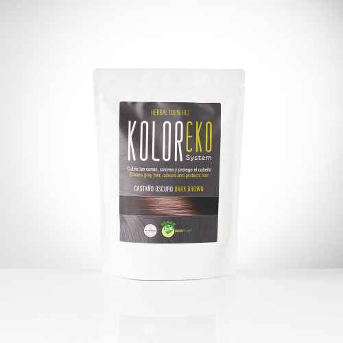 TINTE CASTAÑO OSCURO KOLOREKO 100G