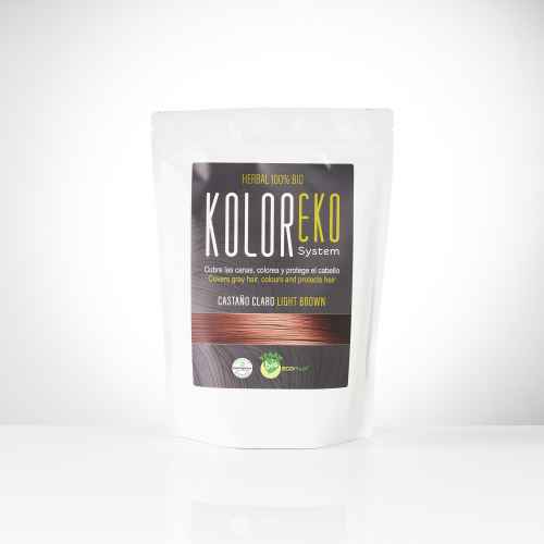 TINTE CASTAÑO CLARO KOLOREKO 100G