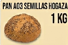 PAN A03 SEMILLAS HOGAZA ECOMONEGROS 1KG