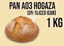 PAN A03 HOGAZA SIN CORTAR ECOMONEGROS 1KG