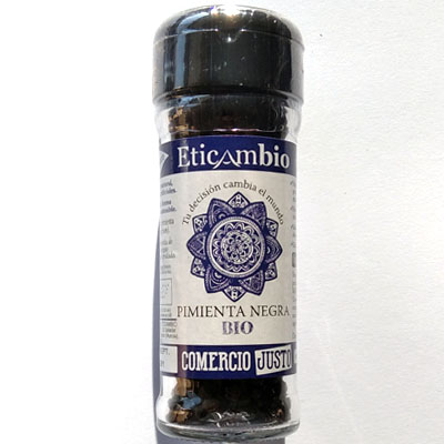 Pimienta negra grano 40g ETICAMBIO