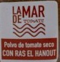 POLVO TOMATE SECO RAS EL HANOUT LA MAR DE SABOR 50G