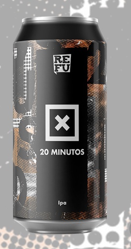[4029] CERVEZA IPA 6º LATA REFU 20MINUTOS 44CL