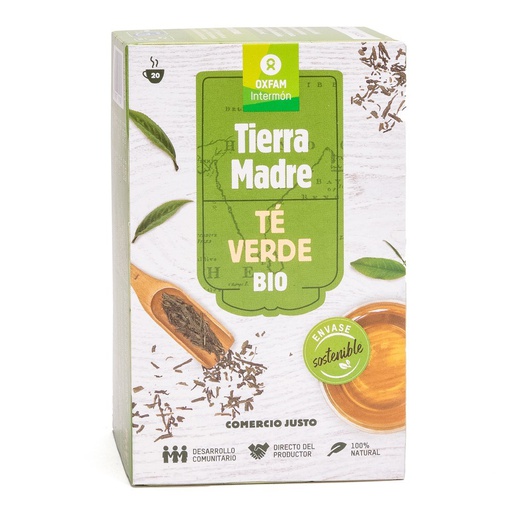 [07550] Té verde 20 bolsitas OXFAM