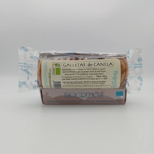 [07642] GALLETA CANELA BIOGREDOS 180G