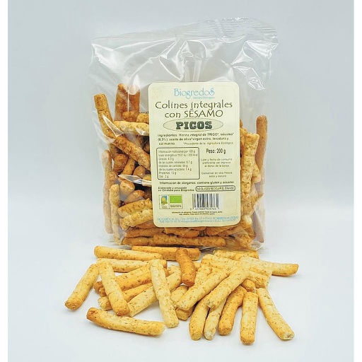 [07644] PICOS INTEGRALES SESAMO BIOGREDOS 200G