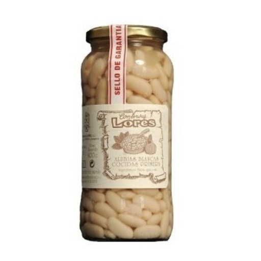 [07655] Alubias blancas 540g  CONSERVAS LORES