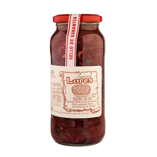 [07656] Alubias rojas 540g CONSERVAS LORES