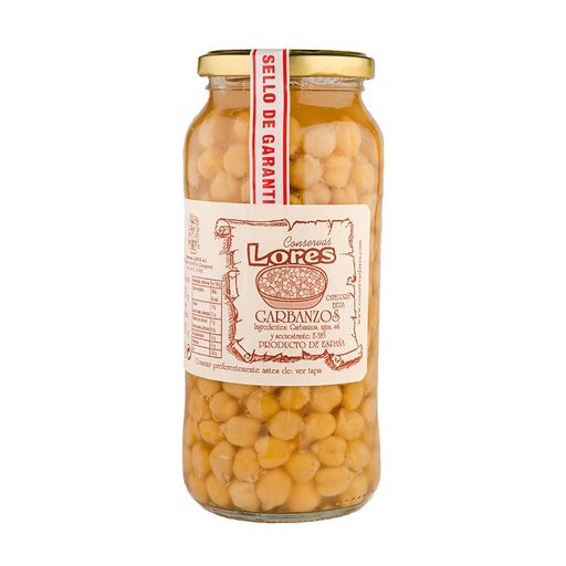 [07657] Garbanzo Cocido 540g CONSERVAS LORES
