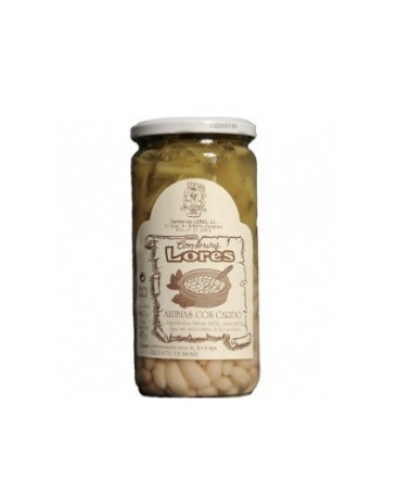 [07660] Alubias con cardo 660g  CONSERVAS LORES