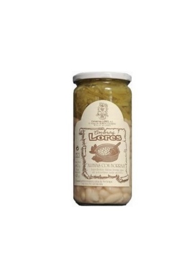 [07661] Alubias con borraja 660g CONSERVAS LORES