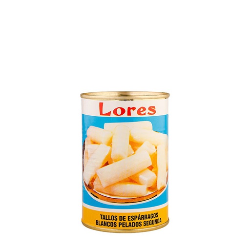 [07663] ESPARRAGO BLANCO TALLOS CONSERVAS LORES 390G