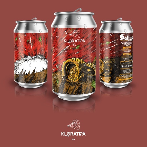 [07724] CERVEZA IPA 5,6º LATA SALTUS KLORATIPA 33CL