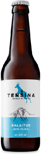 [07820] CERVEZA HOPPY PILSNER 4,6º BOTELLA TENSINA BALAITUS 33CL