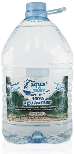 [08951] AGUA MAR ENVASE PLASTICO AQUA DE MAR 5L