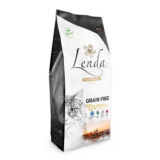 [09222] GATO FARM POULTRY ADULTO LENDA 2KG