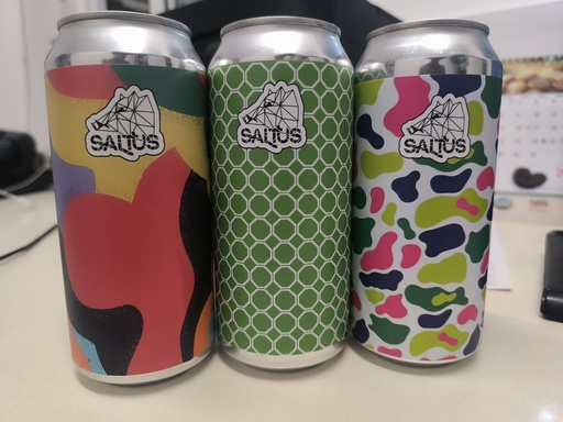 [10456] CERVEZA NOVEDAD 2 LATA SALTUS 44CL
