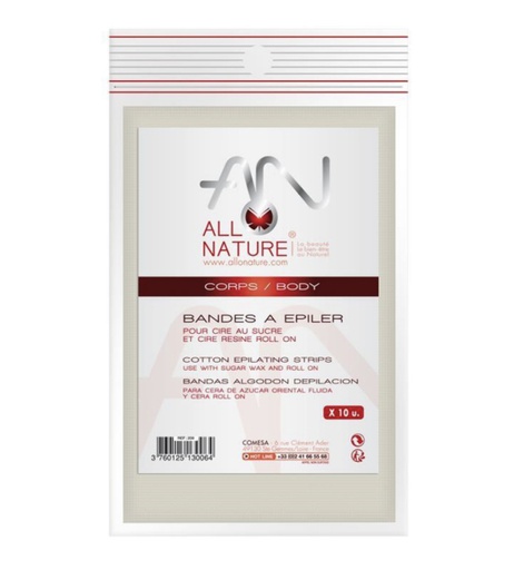 [1823] ALLO NATURE BANDAS DEPILACIÓN