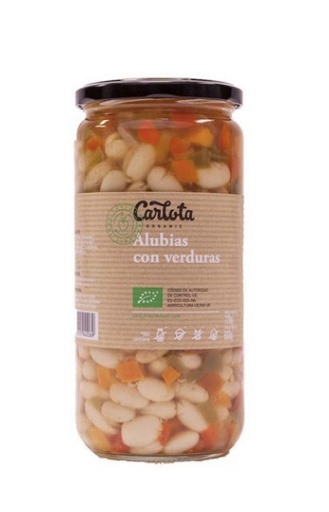 [2818] Alubias con verduras 720g CARLOTA