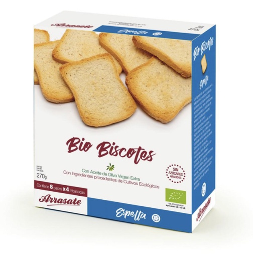[5430] BISCOTE ESPELTA BIO ARRASATE 270G
