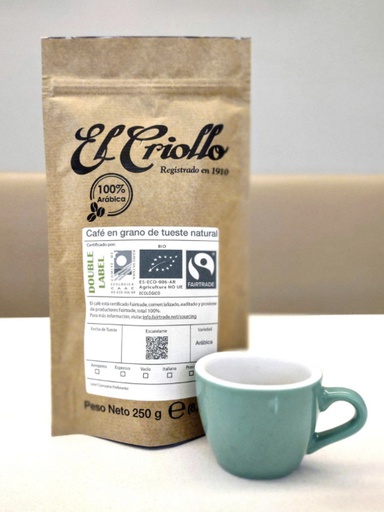 [1376] Cafe doble label 250g CRIOLLO