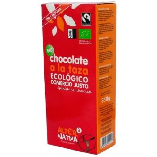 [3039] CHOCOLATE TAZA SIN LACTOSA SIN GLUTEN ALTERNATIVA 3 350G