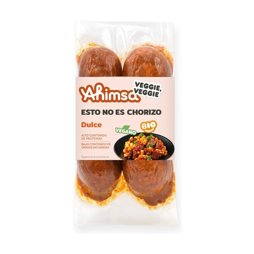 Chorizo vegano Dulce 230gs. AHIMSA