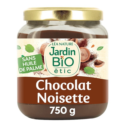 [1408] CREMA CHOCOLATE AVELLANA JARDIN BIO 750G