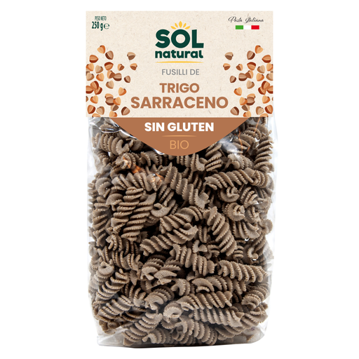 [1284] FUSILLI TRIGO SARRACENO SIN GLUTEN BIO SOL NATURAL 250G
