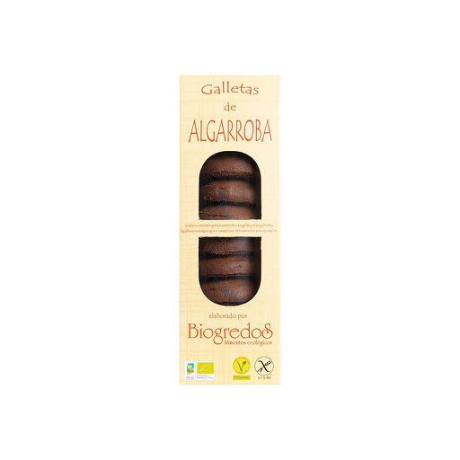 [2414] GALLETA ALGARROBA SIN GLUTEN-LACTOSA BIOGREDOS 200G
