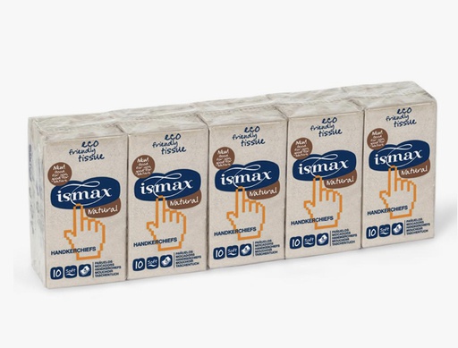 [2514] PAÑUELOS TRIPLE CAPA ISMAX 10UDS