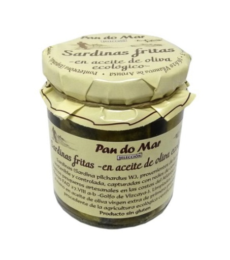 [813] SARDINAS FRITAS AOVE BOTE PAN DO MAR 220G