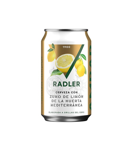 [3738] CERVEZA RADLER LATA AMBAR 33CL