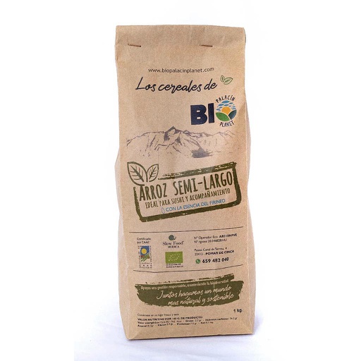 [3520] Arroz Blanco (semilargo) 1Kg BIOPALACIN